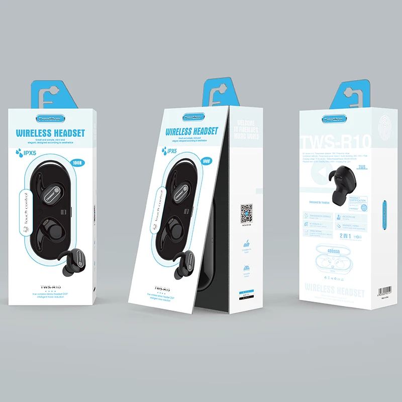 Беспроводные наушники TWS R10 bluetooth гарнитура портативные мини беспроводные стерео