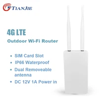 TIANJIE CPE905 wysokiej prędkości 4g router wi-fi lte IP66 wodoodporny do użytku na zewnątrz 4g cpe zewnętrznych podwójna antena bezprzewodowy router cpe z sim 1