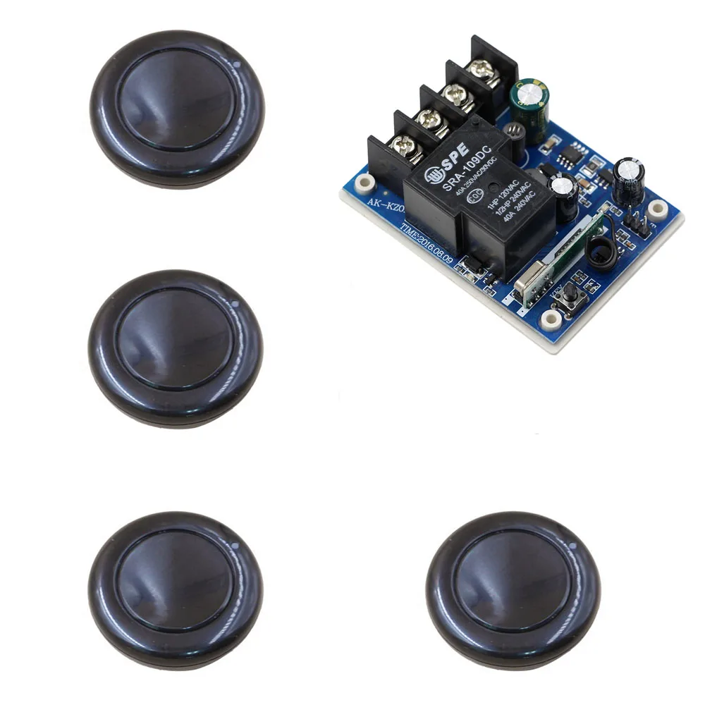 DC 12V 48V RF Wireless Remote Switch Syetem Radio Control Switches