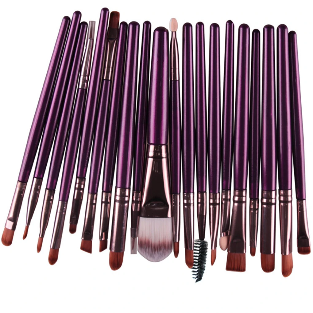 BGVfive20Pcs/комплект для женщин девочек глаз мягкая кисточка для макияжа щетина набор кистей для макияжа набор косметических инструментов