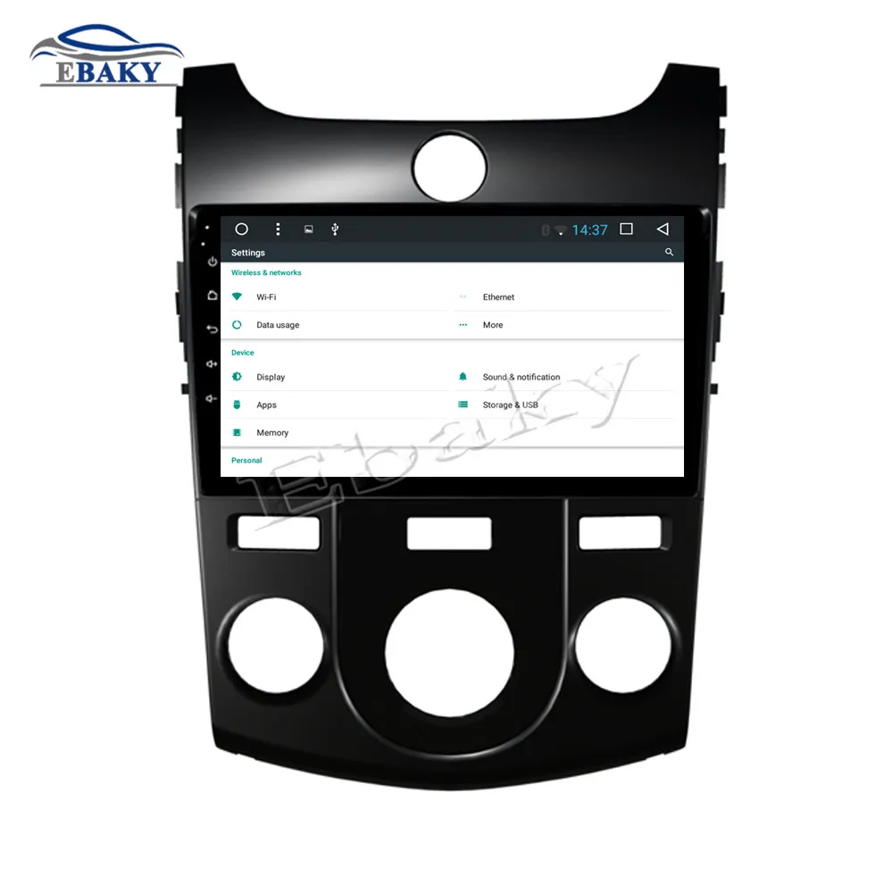 Excellent NaviTopia 9inch 1GB/2GB RAM Quad Core/Octa Core Android 7.1/8.1 Car DVD Radio for KIA Forte/Cerato 2009- with GPS 20