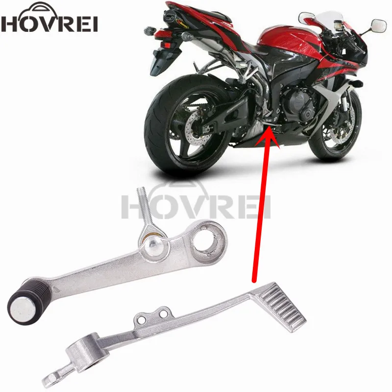 

motorcycle Aluminium Rear Brake Lever Foot Pedal rod Gear Shift Lever Shifter For Honda CBR600 F5 03-12 04 05 06 07 08 09 01 11