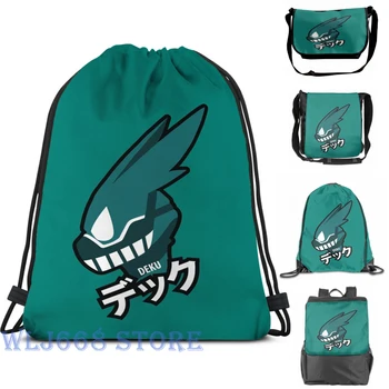 

Funny graphic print shoulder Bags women MHA - Deku Single shoulder backpack travel for men Gym Bag