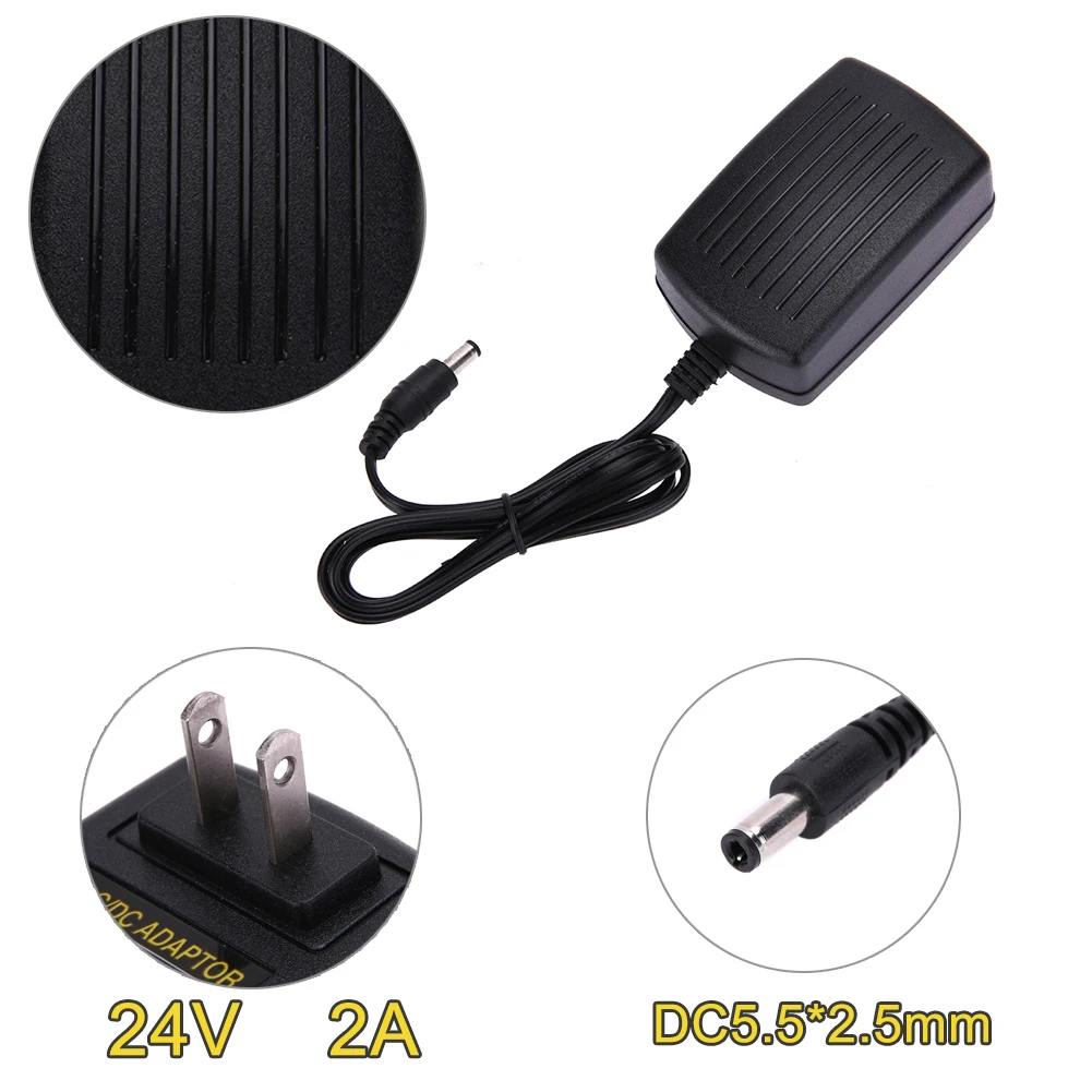 Универсальный Питание адаптер DC24V 2A переменного тока 100V 240V DC/DC 24V преобразователь