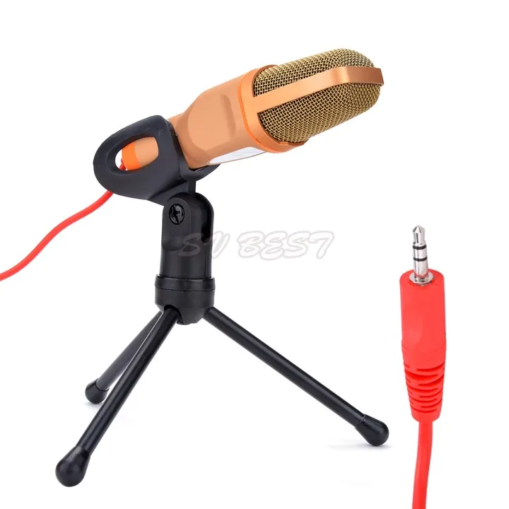 Promotion Professional Condenser Sound Podcast Singing Recording Studio Microphone For Laptop Skype 10 | Электроника