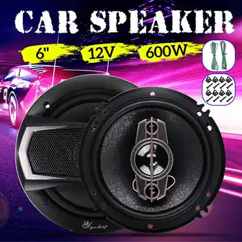 

2Pcs 6 Inch 600W 4 Way Car Coaxial Hifi Speaker Vehicle Door Auto Audio Music Stereo Super Power Audio Auto Sound car Tweeters