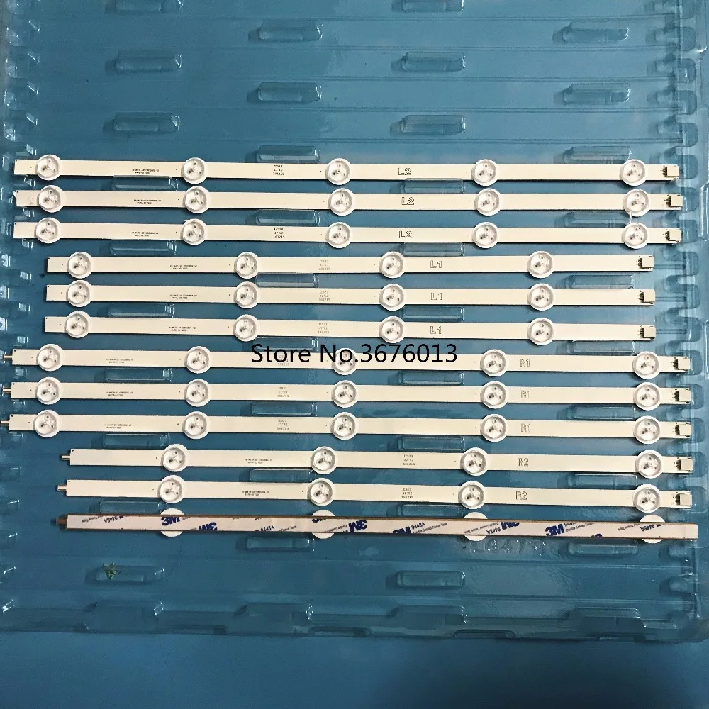 

New Part 12 PCS/set LED Strip perfect Replacement for LG 47 Inch LC470DU 47LN5200 47LN5400 47LN5700 47LN5750 47LN5700