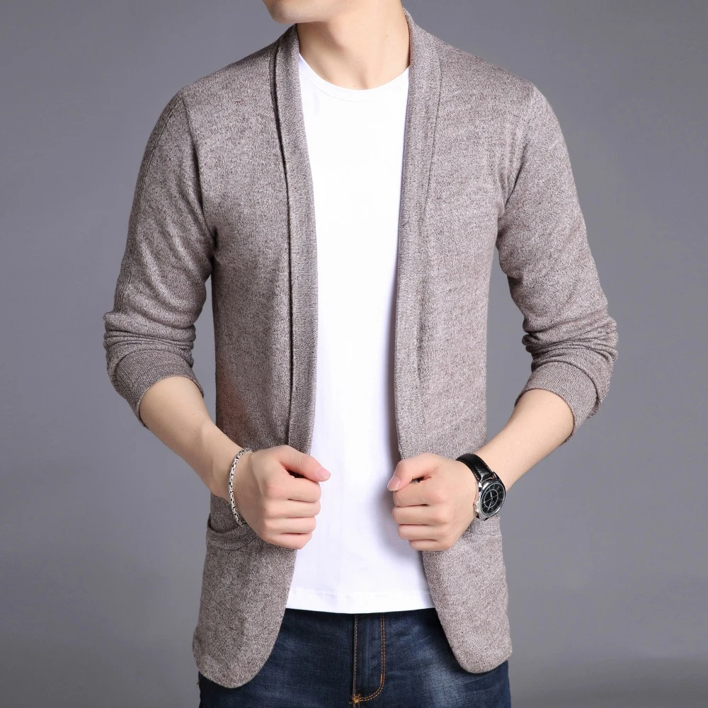 ホット販売メンズ固体セーターカーディガン男性カジュアル秋の新ファッションメンズニット服 Cardigan Male Mens Knitwearmens Knitwear Fashion Aliexpress