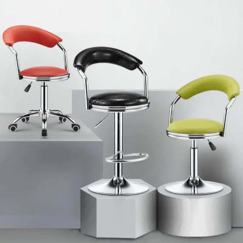 

Bar chair rotating chair high stool modern minimalist bar chair back home front desk bar chair stool