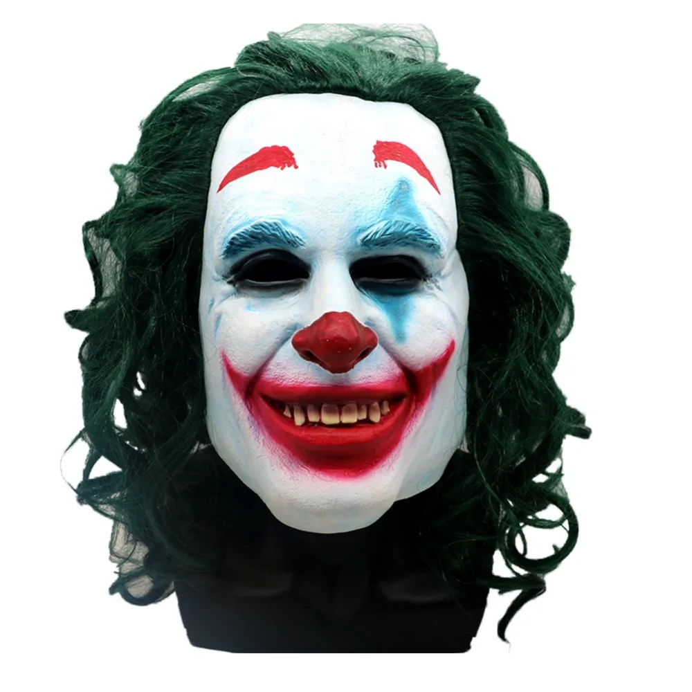

2019 The Joker Movie Mask Joaquin Phoenix Cosplay Comic Latex Halloween Clown Mask