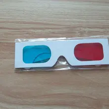 Дешевые 3d красные синие очки бумажная оправа высокое качество и DHL/EMS 1000pic P-01