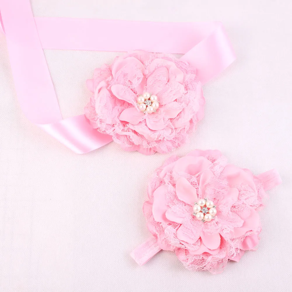 Wedding Bridesmaid Sash Chiffon Flower Girl Sash Maternity Sash Belt ...