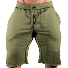 Летние мужские спортивные шорты бодибилдинг сплошной цвет беговые мужские тренировочные штаны модные мужские брюки одежда