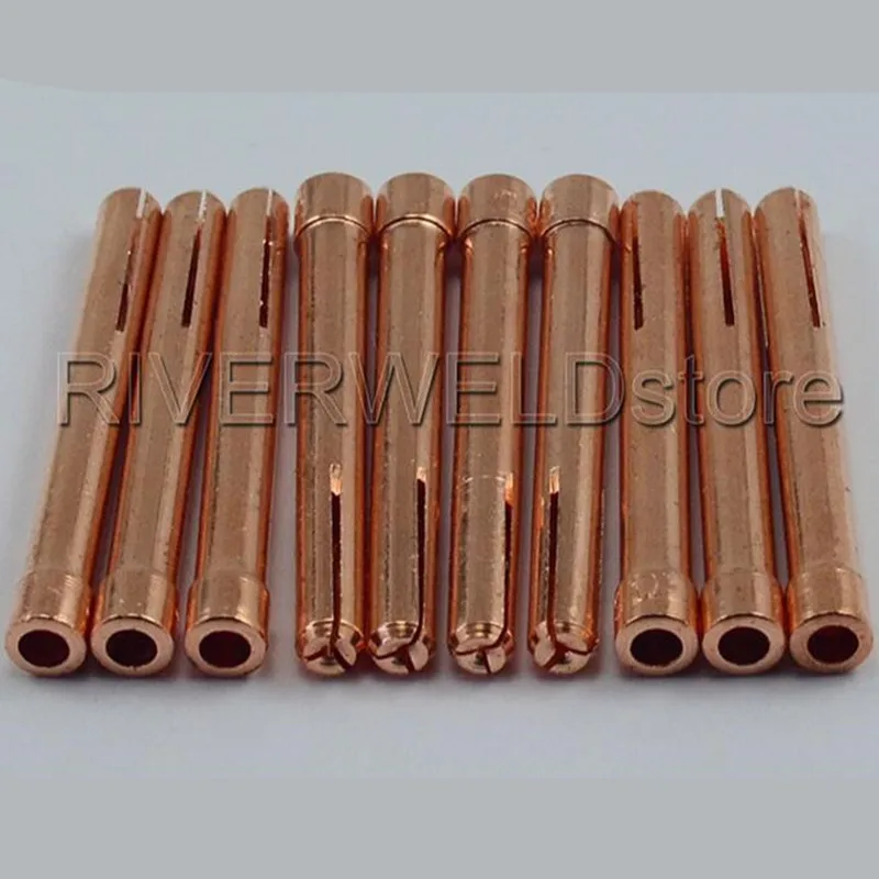 10 шт. TIG KIT Collets 10N21 0 5 мм Fit сварочный фонарь SR PTA DB WP 17 18 26 серия расходные материалы