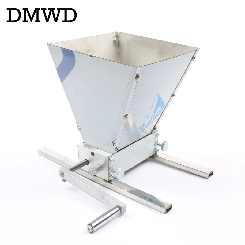 DMWD новейшая нержавеющая 2 роликовая мельница для ячменного солода зерна дробилка