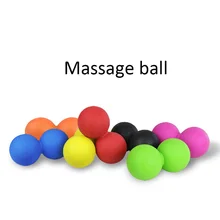 Массажный мяч, фитнес арахисовый мяч терапия спортзал упражнения для расслабления Лакросс мяч для йоги спорт унисекс Фитнес-мячи для дома