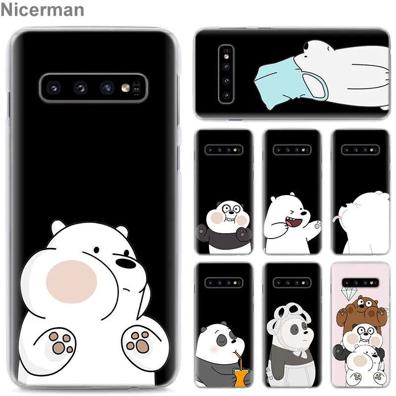 Милый мы вся правда о медведях телефонные чехлы для samsung Galaxy S10e S10 плюс S8 S9 плюс S6 S7 край A40 A50 A70 M20 чехол Coque