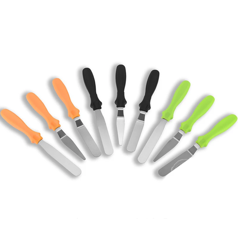 

Baking tools for cakes stainless steel smear cake knife 3 set DIY baking tool Cake decorating tool kitchen accessories