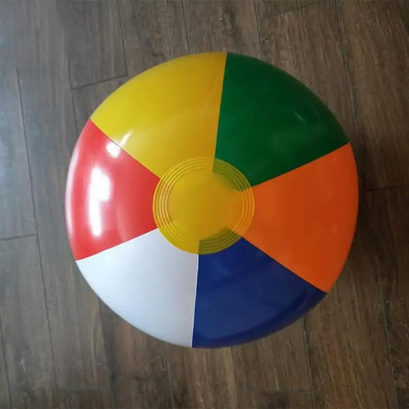 Летняя Пляжная игрушка безвредный ПВХ для окружающей среды надувные шесть цветов шары и несколько игрушек пляжный шар цвет случайный