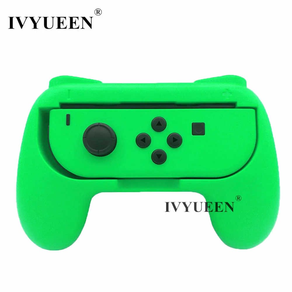 IVYUEEN 1 шт. для переключателя ined NS Joy-Con контроллер ручки Joy Con держатель-синий/зеленый/красный/розовый/желтый - Цвет: Зеленый