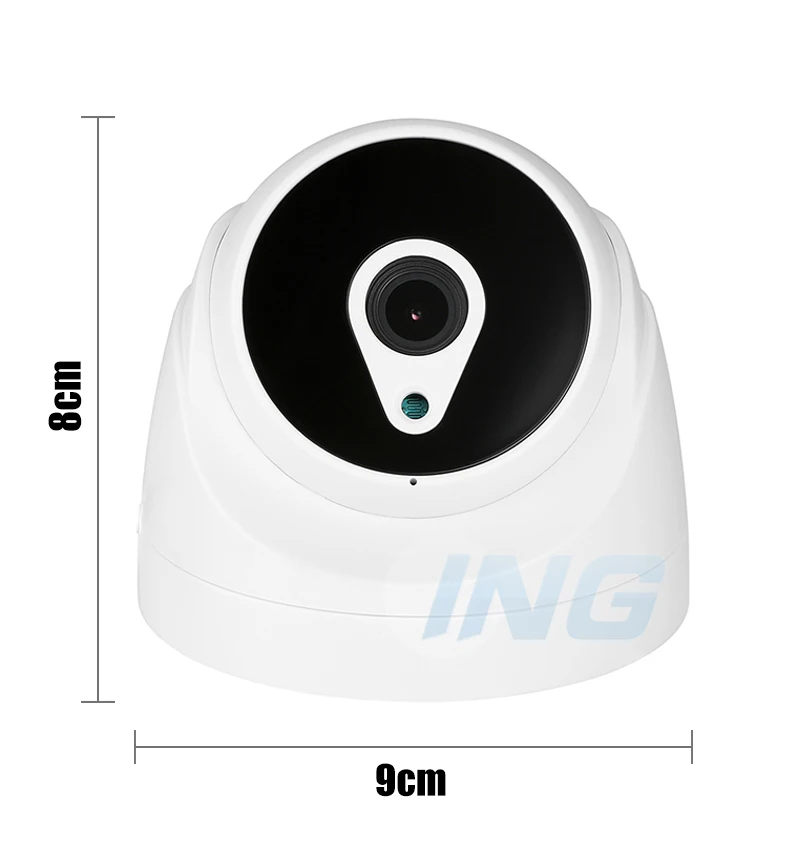 POE HD 1080P внутренняя IP камера МП светодиодный ИК купольная ONVIF безопасности ночного