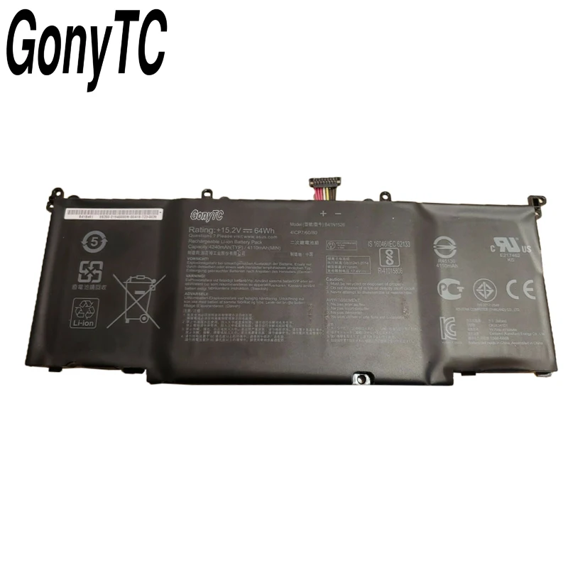 GONYTC 15 2 V 64Wh Оригинал B41N1526 Аккумулятор для ноутбука Asus ROG Strix GL502 GL502V GL502VT 1A S5