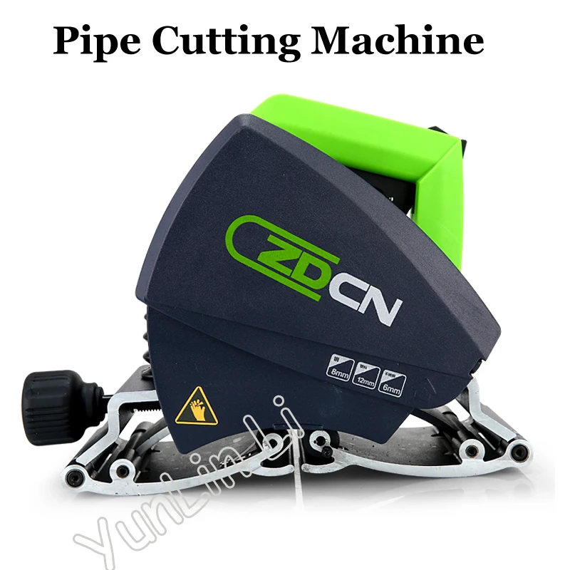 220V Portable Tube Cutter 1200W Electric Iron Stainless Steel Pipe Cutting Machine ZD220