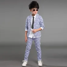 VORO BEVE boy kid formal suits boy blazer suit set children boy blazer jacket pants classic