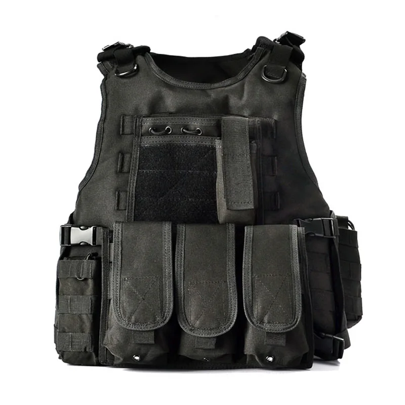 2017 MOLLE Tactical Vest Police Body Armor Camouflage Hunting Vest SWAT
