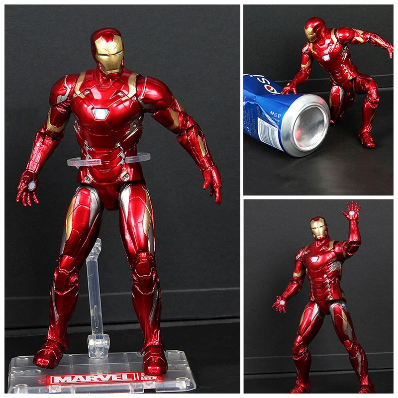 

Marvel Super Heroes Infinity War Actions Figures IRON MAN SPIEDER MAN HULK THANOS Avengers Collection Toys Dolls