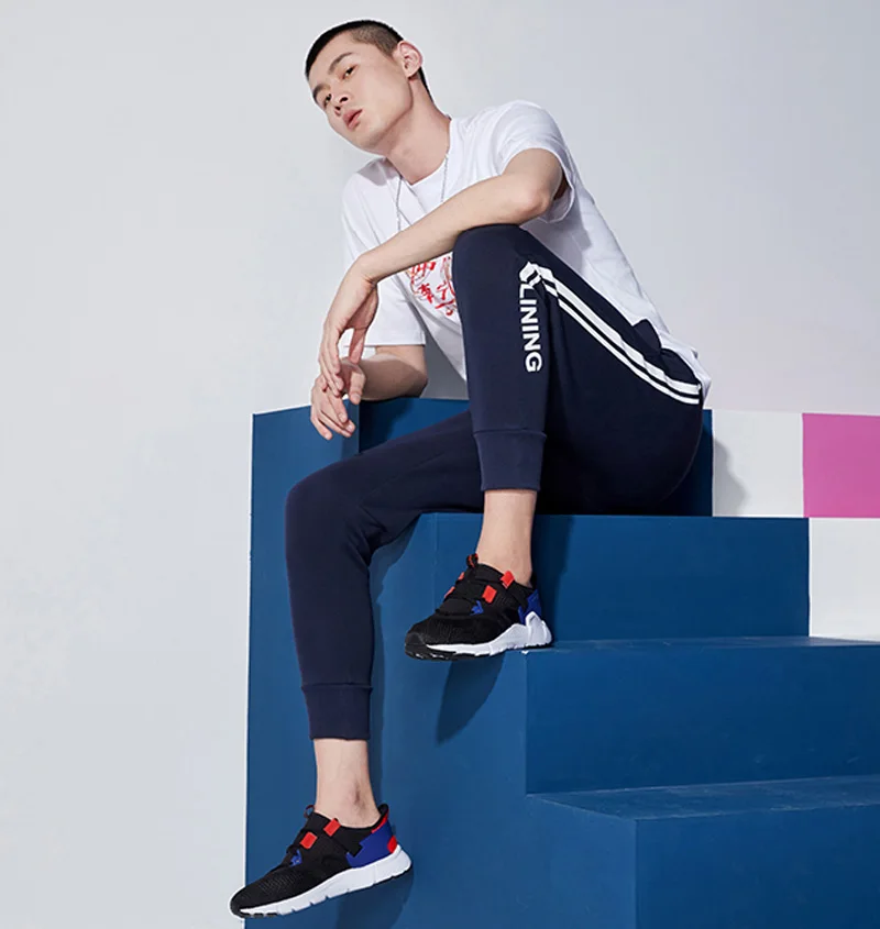 Li-Ning/Мужская классическая обувь для отдыха; дышащая Спортивная обувь; ; светильник; спортивная обувь; кроссовки; AGCP033 YXB288