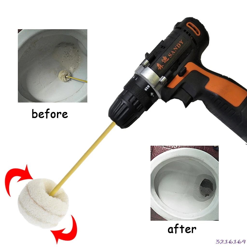 

Scouring Pad Brush Electric Drill Clean Kitchen Floor Hard Surface Stains Tool