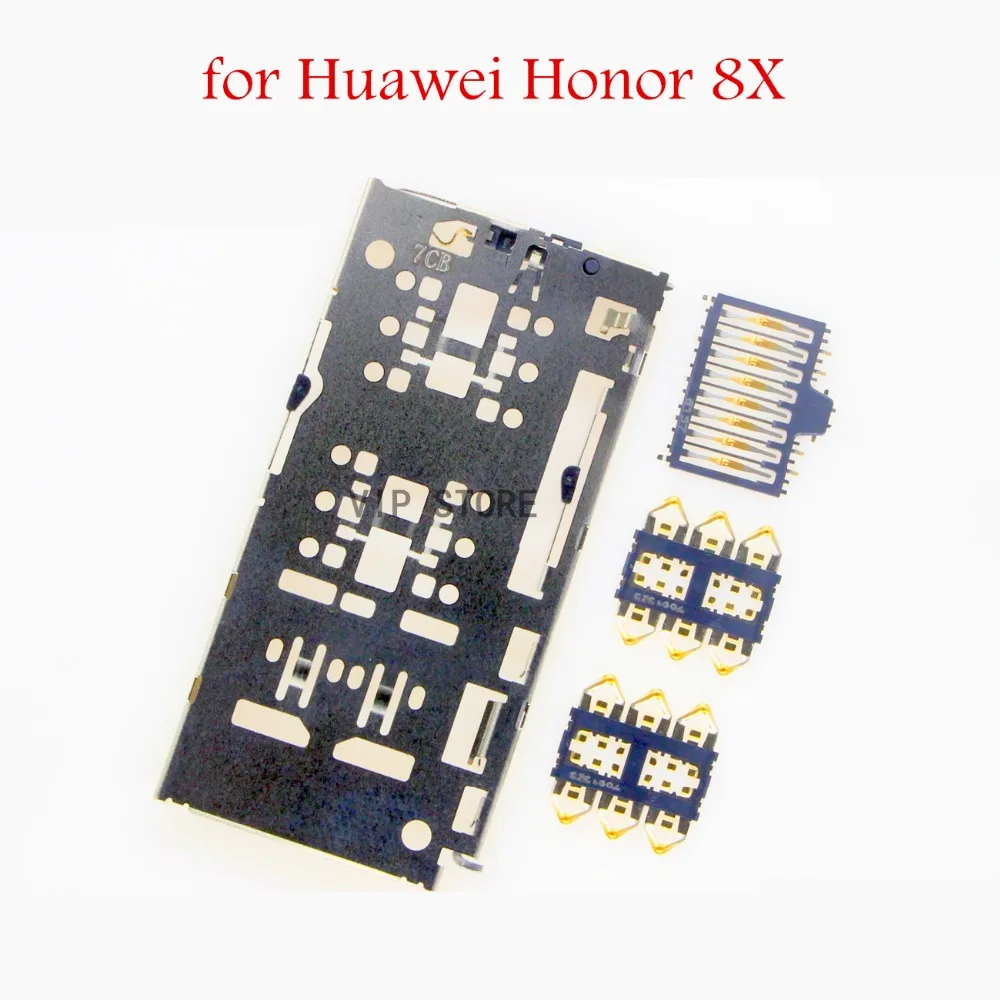 Гнездо гнезда для чтения SIM карт Huawei Honor 8X|Шлейфы мобильных телефонов| |