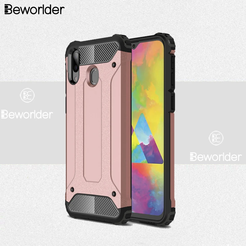 Чехол Beworlder для Samsung Galaxy M20 двухслойный ТПУ ПК ударопрочный двойной защитный