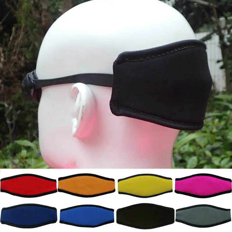 Ainstsk маска для дайвинга, универсальная маска для подводного плавания из неопрена, шапочка для душа, спортивная одежда для взрослых (черный)