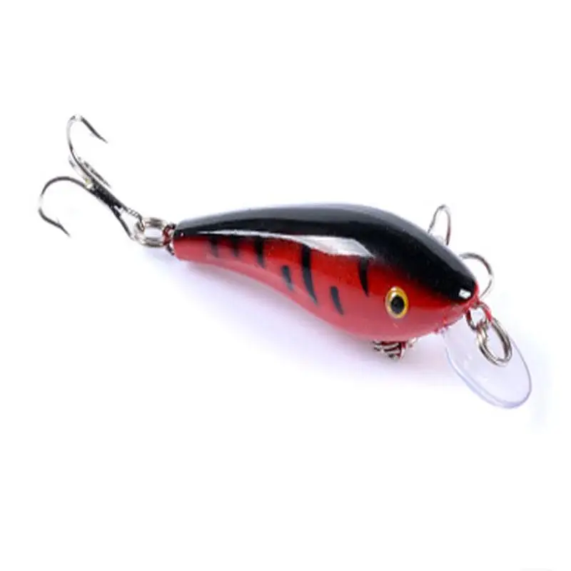 

1pcs 5.7cm 4.4g Hard VIB Lures Fishing Minnow Bait Treble Hooks Sinking Crankbait Wobblers Fishing Tackle 3DEyes