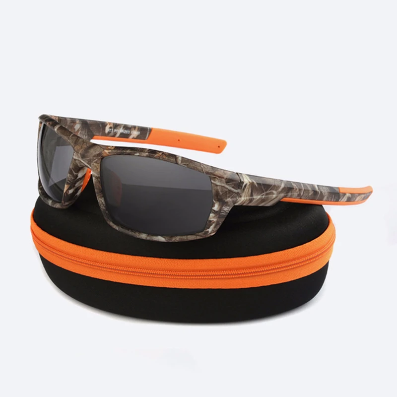 

Camo Frame Sunglasses Polarized Men Sports Driving Fishing Cycling UV400 Goggle Quality Oculos masculino Male