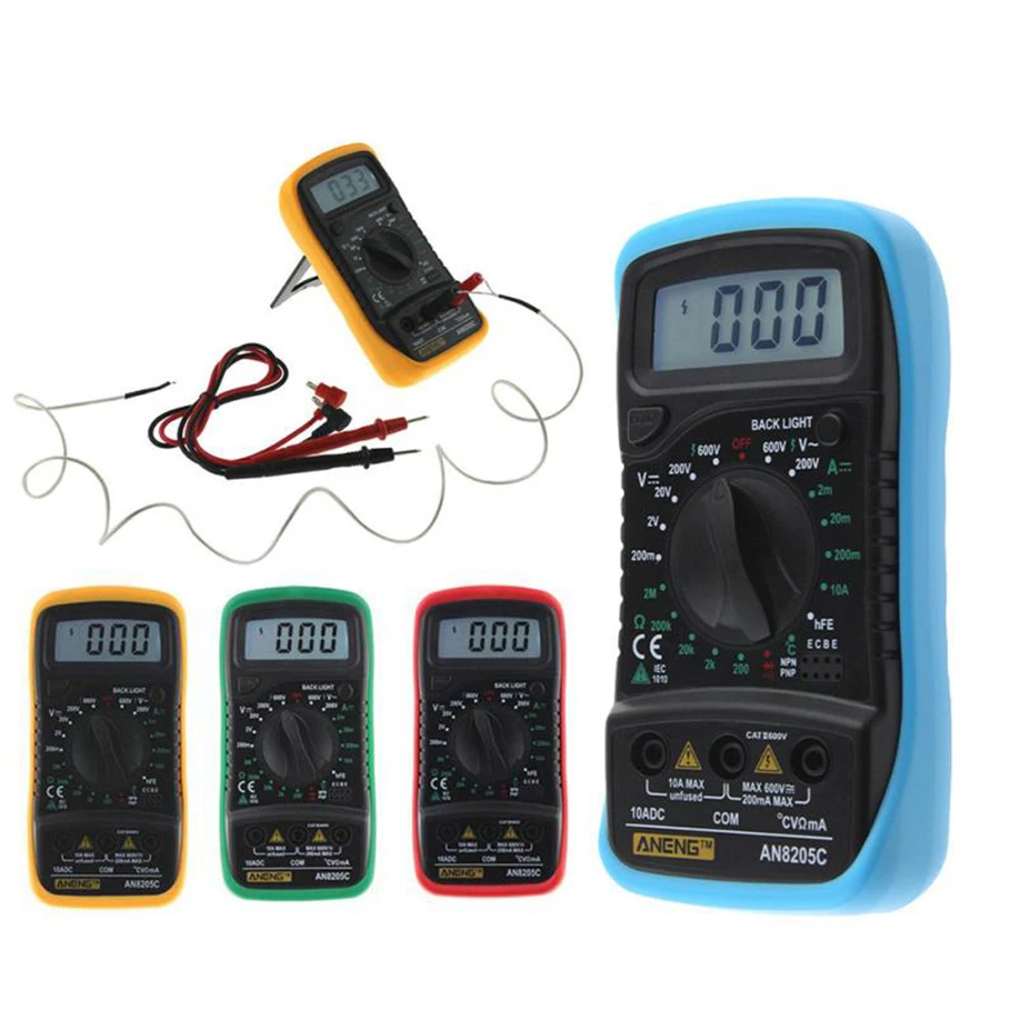 

MUQGEW New Thermometer Multimeter Digital Voltmeter AC DC Ammeter OHM Volt Tester Gauge High Quality Electronic Instruments 2017