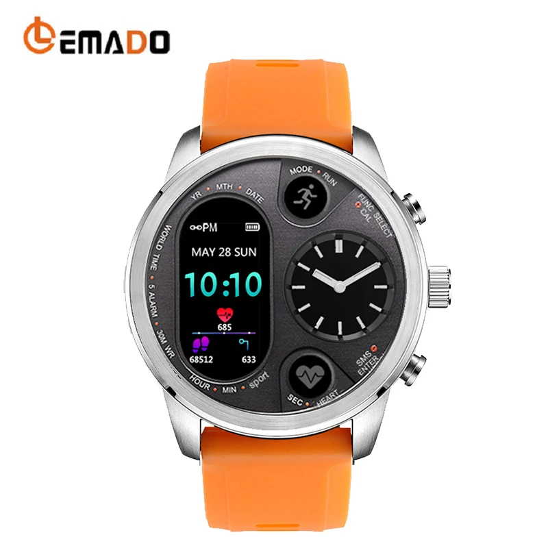 

LEMADO T3 Smart Watch IP68 Waterproof Standby 15 Days Heart Rate Monitor Fitness Activity Tracker Smartwatch Men for Android ios