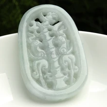 Производители, продающие нефрита бамбука кулон Бирма обувь для мужчин и женщин раздел полый нефрита Феникс нефрита кулон специальное оформление