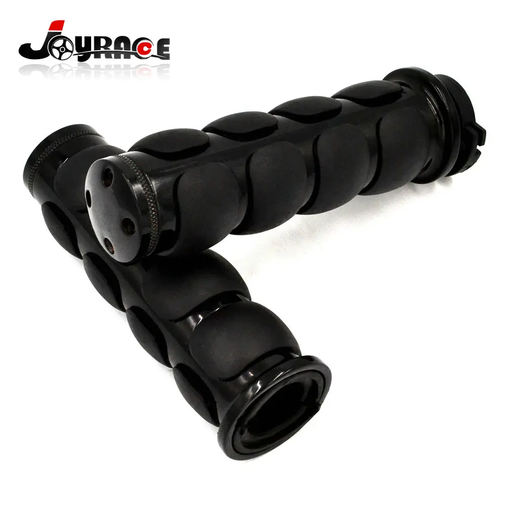 

Motorcycle Hand Grips for Harley Davidson Choppers with Dual Cable Throttle Controls