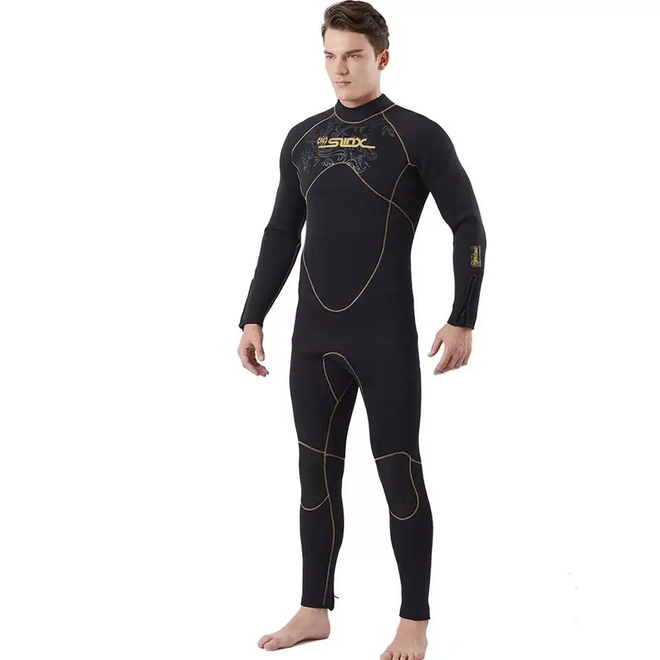 5 мм флисовая подкладка цельный мужской зимний гидрокостюм неопрен водолазный костюм для подводной охоты подводного плавания сёрфинга триатлона