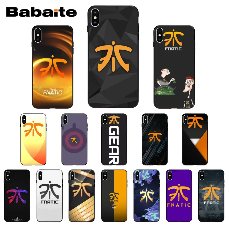 

Babaite Team Fnatic TPU black Phone Case Cover Shell for iPhone 8 7 6 6S Plus X Xs Xr XsMax 5 5S SE 5c Coque11 11pro 11promax