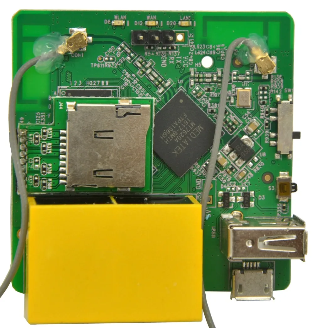 Беспроводной мини роутер MT7620A 802.11n 300 Мбит/с Wi Fi USB OPENWRT внешняя антенна 128 Мб ОЗУ/16