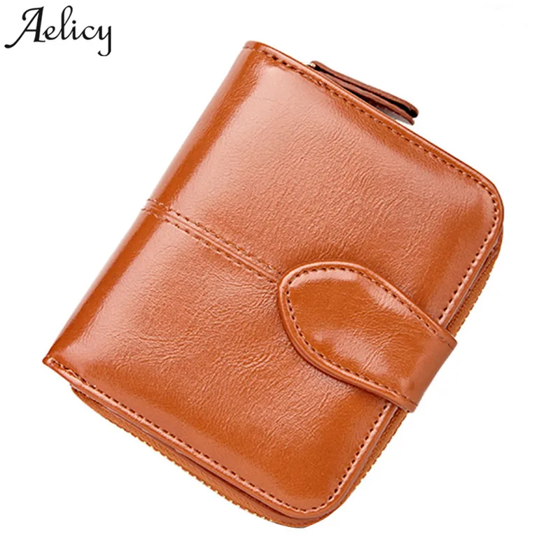 Женский кошелек Aelicy модный из искусственной кожи многофункциональный маленькая