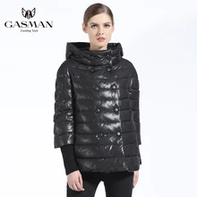 GASMAN Women Coat Autumn New 2018 Girs Down Jacket Fashion Windproof Jackets Hooded Overcoat For Women Coat And Parka Short