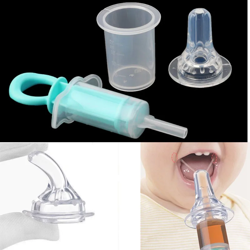 

Baby Needle Feeder Squeeze Medicine Dropper Dispenser Pacifier Feeding Utensils