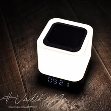 2017 Hot MINI HIFI Speaker Musky DY28 Wireless Bluetooth LED Night Light Super Bass Speakers Line IN TV Tablet Mobile Phone