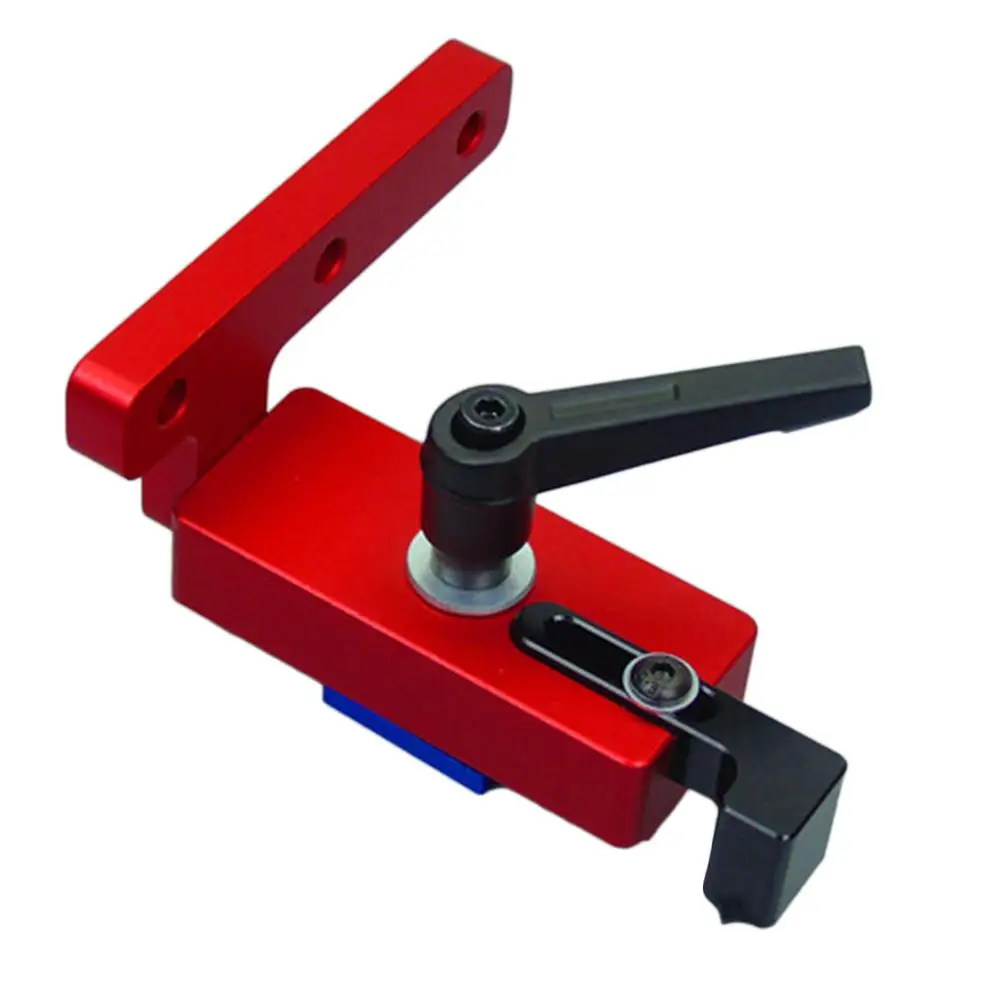 Durable Manual Woodworking Tools Miter Track Stop 100x90x55mm For 45mm