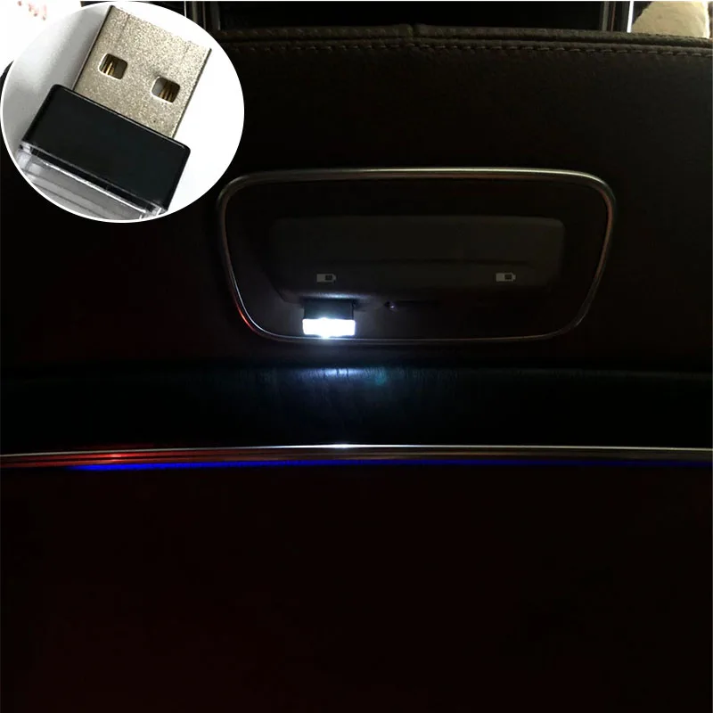 Автомобильные USB светодиодные атмосферные декоративные огни для Chrysler 200 300C Aspen
